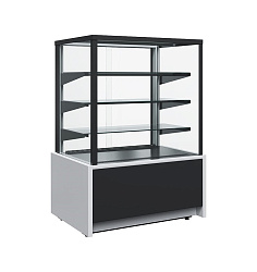Витрина кондитерская KC70 SH 0,9-1 9006-9005 (стекло) ПОЛЮС