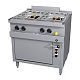Плита газовая 4 конфорки 2х5,6+ 2х3,5 кВт с газовой духовкой 1½ GN, 5,6 кВт Optima 700 MKN