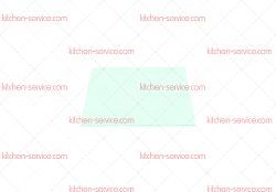 Стекло для дверцы печи (5023580)