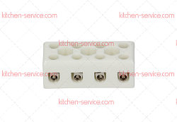 Колодка клеммная керамическая четырехполюсная для печи (3342002)