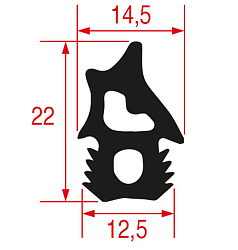 Уплотнитель дверной для печи UNOX (KGN1388C)