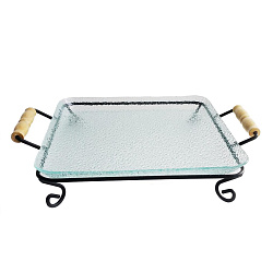 Подставка фуршетная стеклянная 1 блюдо P.L. PROFF CUISINE (P2323)